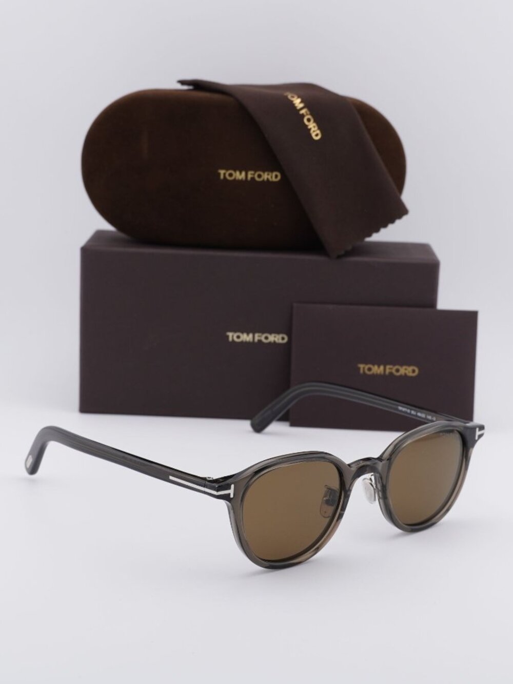 Tom Ford FT0977-D 20J Square Sunglasses - Grey / Roviex